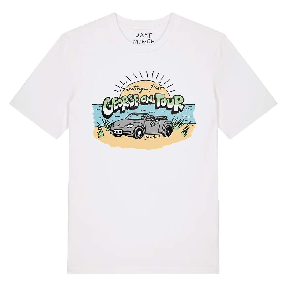George on Tour Beach Tee - Jake Minch Official Store