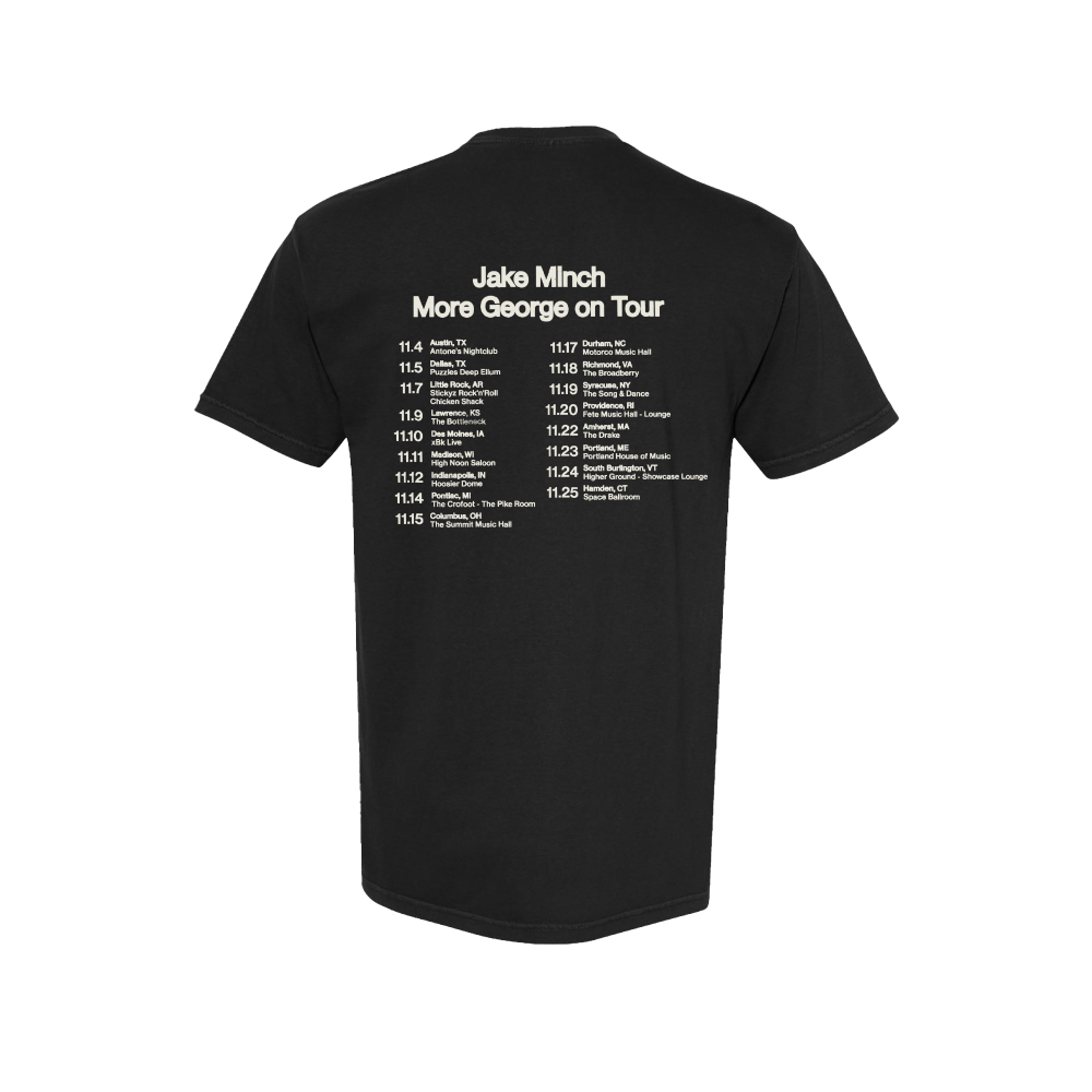 George on Tour Fall 2025 Tee Back